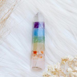 Pastel Rainbow Chakra Wand